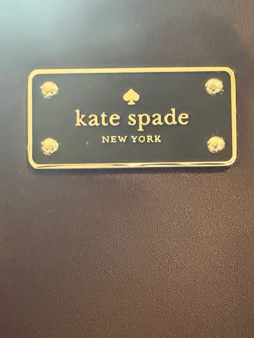 Kate Spade New York Black Nylon Baby Bag